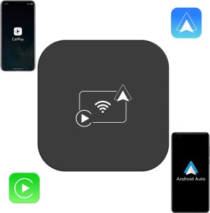 Moduł GPS Mini adapter bezprzewodowego polaczenia Carplay Android Auto 2w1 1