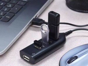 HUB USB Verk HUB USB rozdzielacz na 4 porty rozgałęźnik USB 2.0 4