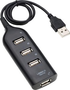 HUB USB Verk HUB USB rozdzielacz na 4 porty rozgałęźnik USB 2.0 6