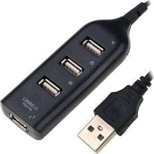 HUB USB Verk HUB USB rozdzielacz na 4 porty rozgałęźnik USB 2.0 9