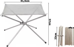 Verk Stojak na ognisko przenośny składany kempingowy 5