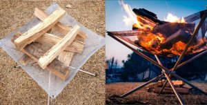 Verk Stojak na ognisko przenośny składany kempingowy 8