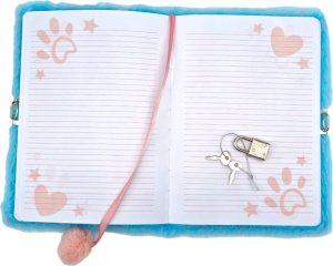 St.Majewski Pamiętnik na kłódkę, kluczyk dla dziewczynek notes A5 PIESEK My Little Friend 2