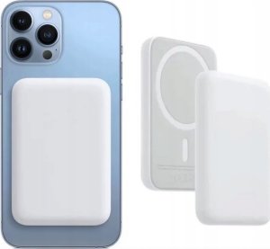 Powerbank . ECOBOX POWER BANK 5000MAH  BIAŁY MAGSAFE  BEZPRZEWODOWY 7