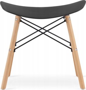 Leobert Taboret KORFU - czarny x 1 3