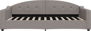vidaXL Sofa rozsuwana z szufladami, taupe, 100x200 cm, tkanina 7