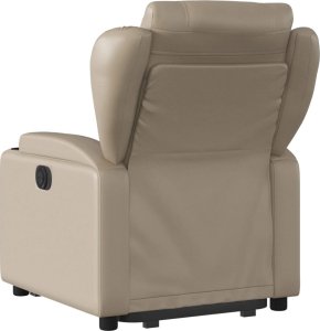 vidaXL Rozkładany fotel pionizujący, elektryczny, cappuccino 5
