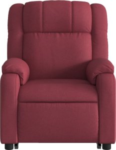 vidaXL Podnoszony fotel masujący, elektryczny, rozkładany, czerwony 9