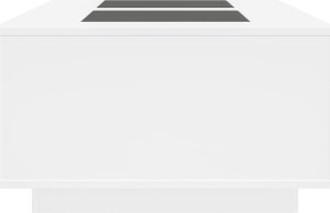 vidaXL Stolik kawowy z LED Infinity, biały, 116x69x40 cm 7