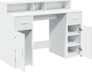 Biurko vidaXL Białe 120 cm x 55 cm 9