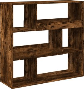 vidaXL Regał, przydymiony dąb, 100x33x94,5 cm, materiał drewnopochodny 2