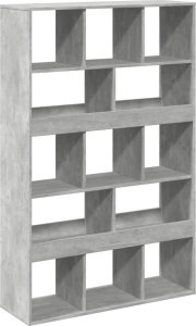vidaXL Regał/przegroda do pokoju, szarość betonu, 100x33x156,5 cm 6
