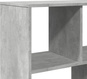 vidaXL Regał/przegroda do pokoju, szarość betonu, 100x33x156,5 cm 7