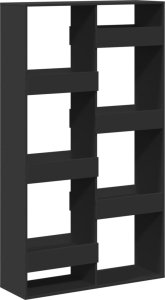 vidaXL Regał/przegroda czarny 100x33x175 cm 2