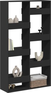 vidaXL Regał/przegroda czarny 100x33x175 cm 3