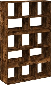 vidaXL Regał/przegroda, przydymiony dąb, 100x33x156,5 cm 2