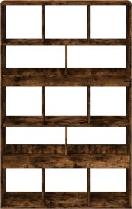 vidaXL Regał/przegroda, przydymiony dąb, 100x33x156,5 cm 4