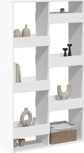 vidaXL Regał/przegroda, biały, 100x33x175 cm, materiał drewnopochodny 3