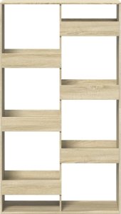 vidaXL Regał/przegroda, dąb sonoma, 100x33x175 cm 4