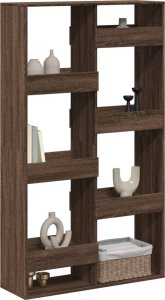 vidaXL Regał/przegroda do pokoju, brązowy dąb, 100x33x175 cm 3