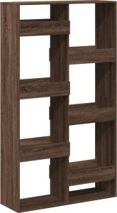 vidaXL Regał/przegroda do pokoju, brązowy dąb, 100x33x175 cm 6