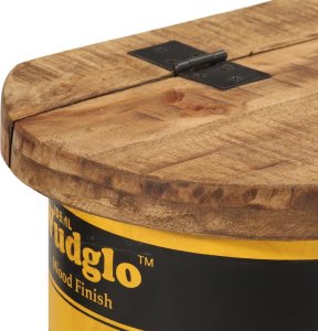 vidaXL Ławka ze schowkiem, 120x30x40 cm, drewno z odzysku 7