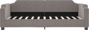 vidaXL Sofa z funkcją spania, kolor taupe, 100x200 cm, obita tkaniną 3