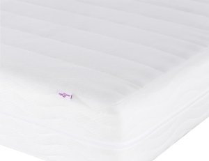 vidaXL Materac piankowy, biały, 90x210 cm, twardość H2/H3 7