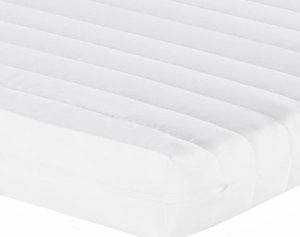 vidaXL Materac piankowy, biały 160x220 cm, 7-strefowy, twardość 20 ILD 7