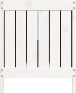 Skrzynia ogrodowa vidaXL Skrzynia ogrodowa, biała, 108x42,5x54 cm, lite drewno sosnowe 7