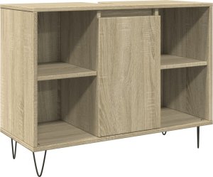 vidaXL Szafka łazienkowa, dąb sonoma, 80x33x60 cm 2