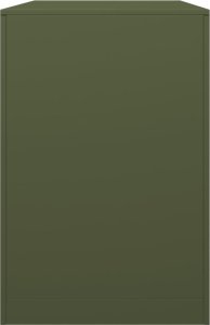 vidaXL Stojak na drewno opałowe, zielony, 100x40x60 cm, stalowy 5