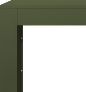 vidaXL Stojak na drewno opałowe, zielony, 100x40x60 cm, stalowy 7
