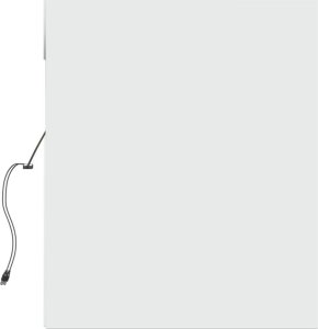 vidaXL Ścienna szafka TV z LED, biała, 140x31x38 cm 7