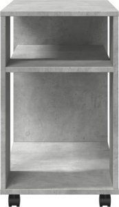 vidaXL Stolik boczny na kółkach, szarość betonu, 70x35x60 cm 6