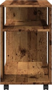 vidaXL Stolik boczny na kółkach, stare drewno, 70x35x60 cm 6