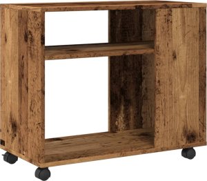 vidaXL Stolik boczny na kółkach, stare drewno, 70x35x60 cm 7