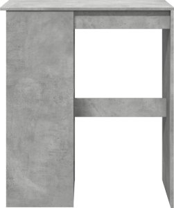 vidaXL Stolik barowy z przegródkami, szarość betonu, 90x47,5x103,5 cm 4