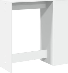 vidaXL Stolik barowy z przegrodami, biały, 101x40x103,5 cm 7