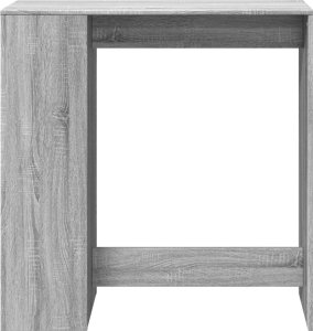 vidaXL Stolik barowy z przegrodami, szary dąb sonoma, 101x40x103,5 cm 4