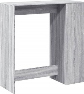 vidaXL Stolik barowy z przegrodami, szary dąb sonoma, 101x40x103,5 cm 7