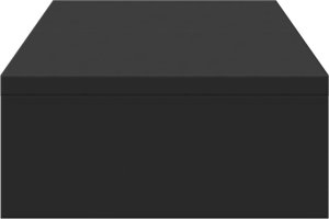 vidaXL Podstawka pod monitor, regulowana, czarna, 60x24x10,5 cm 5