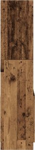 vidaXL Wysoka szafka, stare drewno, 63x33x140 cm 6