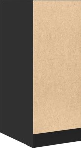 vidaXL Szafka apteczna, czarna, 30x41x77,5 cm, materiał drewnopochodny 7
