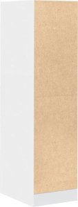 vidaXL Szafka apteczna, biała, 30x41x118 cm, materiał drewnopochodny 7