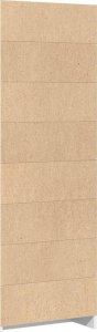 vidaXL Regał, biały, 60x24x176 cm, materiał drewnopochodny 6