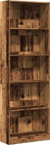 vidaXL Regał, stare drewno, 60x24x176 cm 2