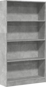 vidaXL Regał, szarość betonu, 80x24x143 cm 2