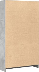 vidaXL Regał, szarość betonu, 80x24x143 cm 6
