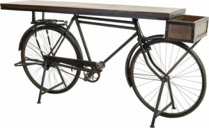 DKD Home Decor Odbiornik Alexandra House Living Bike Brązowy Czarny Żelazo Drewno mango 50 x 90 x 198 cm 1